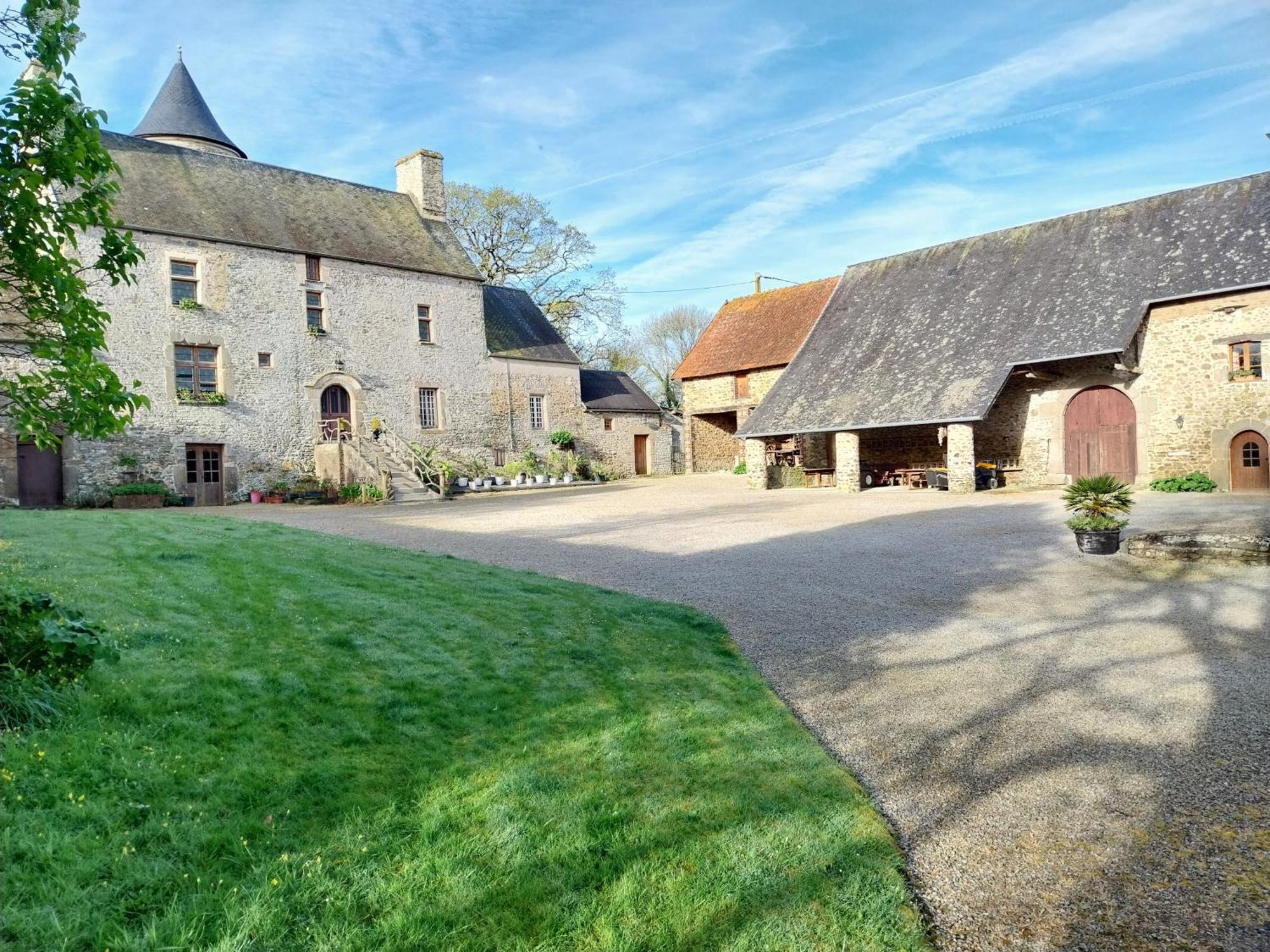 Manoir De La Foulerie Bed and Breakfast Ancteville Buitenkant foto