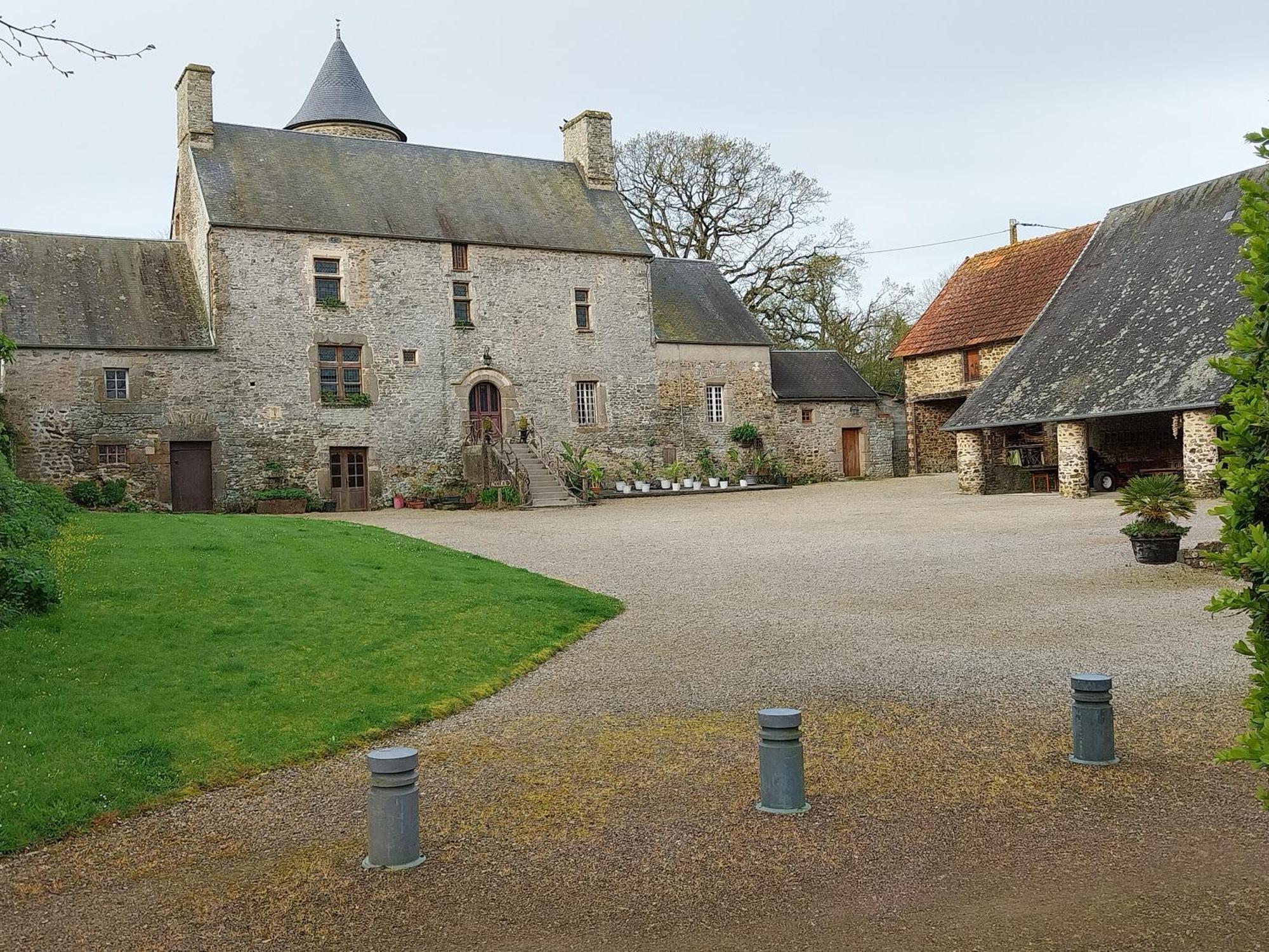 Manoir De La Foulerie Bed and Breakfast Ancteville Buitenkant foto