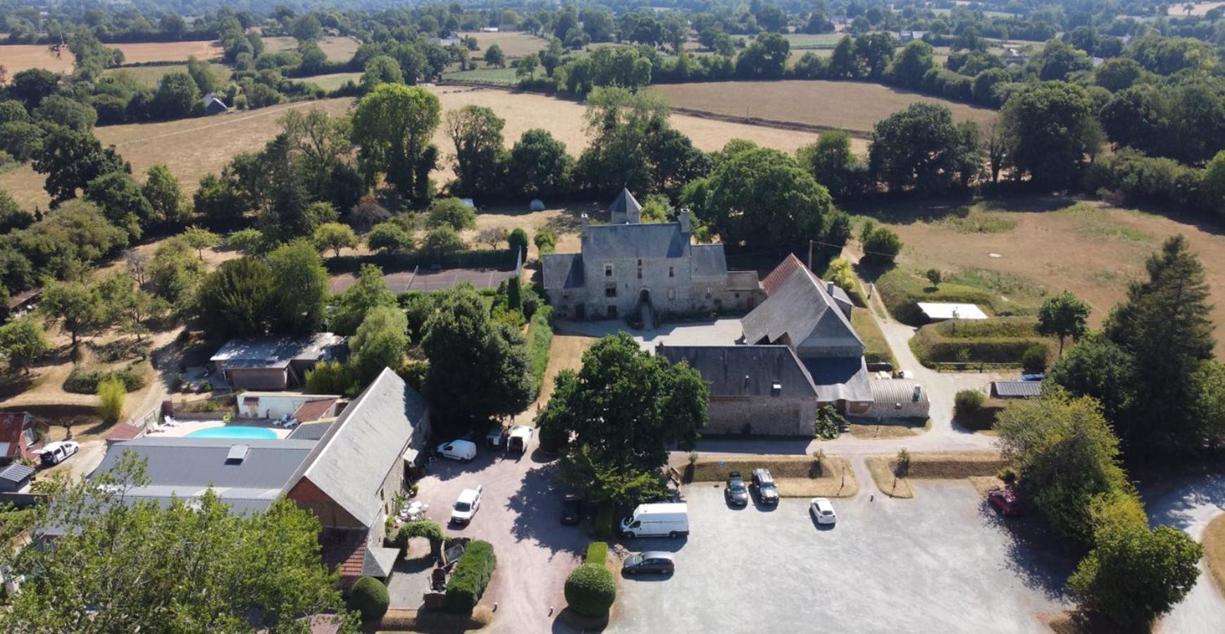 Manoir De La Foulerie Bed and Breakfast Ancteville Buitenkant foto
