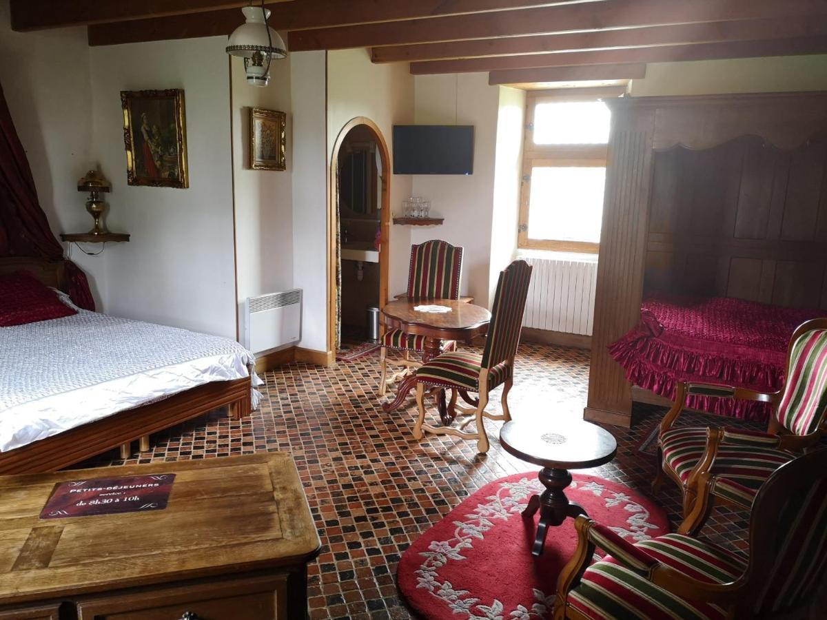 Manoir De La Foulerie Bed and Breakfast Ancteville Buitenkant foto